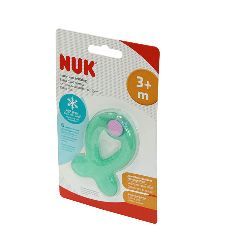 Silikon teether tuggade skakande baby leksak