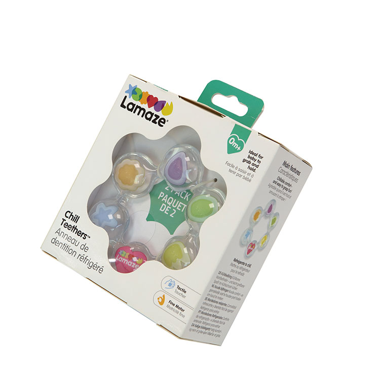 Lugnande vatten baby teether i olika åldrar